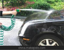 10米伸縮彈簧水槍套裝 高壓洗車、家用澆花，杭州柯羅貿易為您提供專業清洗解決方案